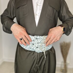 Tenue homme kurde - Vert / ŞAL U ŞEPIK - L