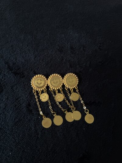 Broche Kurde Dorée – Bijou Traditionnel Simple et Élégant