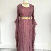 Robe Kurde Traditionnelle Rosé – Fistan Élégant Sans Accessoires