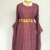 Robe Kurde Traditionnelle Rosé – Fistan Élégant Sans Accessoires