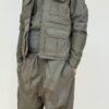 Tenue Kurde Homme Kaki Bakur – Şal û Şepik Vert Militaire avec Ceinture