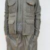 Tenue Kurde Homme Kaki Bakur – Şal û Şepik Vert Militaire avec Ceinture