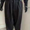 Tenue Kurde Homme Noire – Şal û Şepik Moderne avec Ceinture Tissée Multicolore