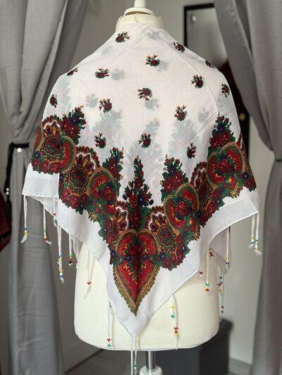 Foulard Kurde Traditionnel à Motifs Floraux – Disponible en Plusieurs Couleurs