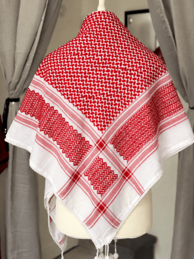 Foulard Rouge et blanc - Bahdinan