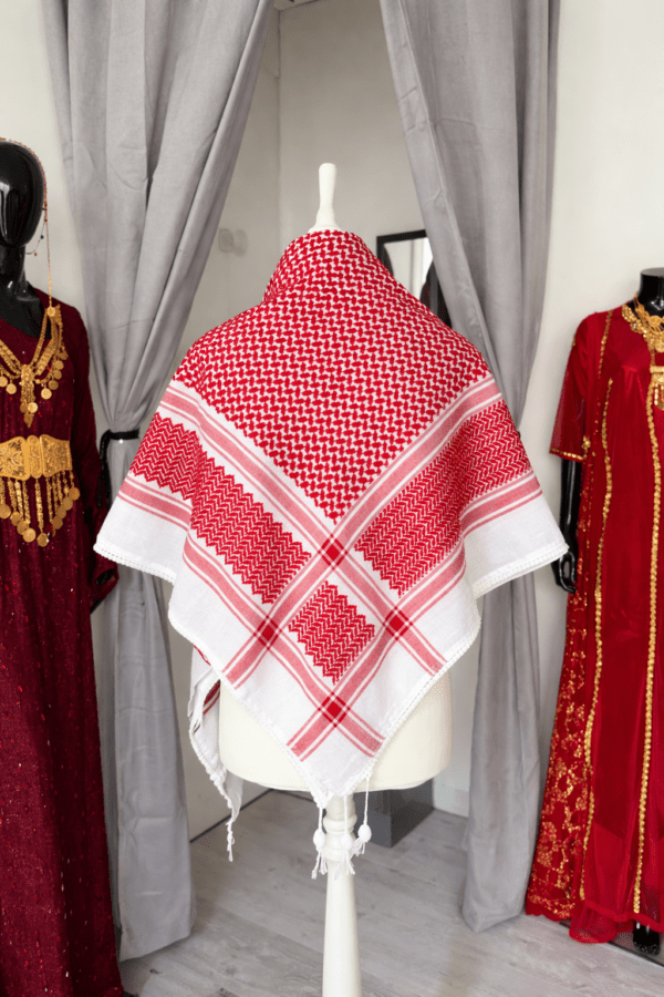 Foulard Rouge et blanc - Bahdinan