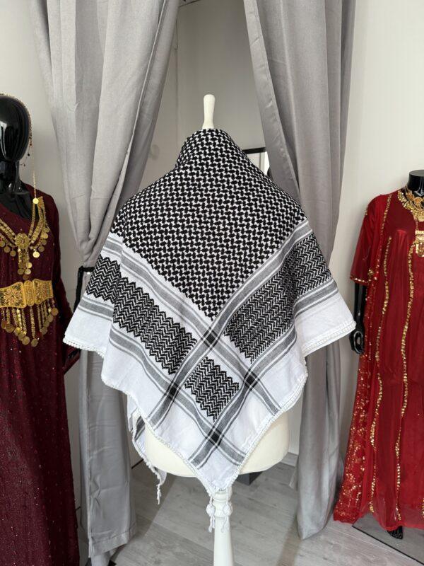 Foulard noir et blanc - Amed