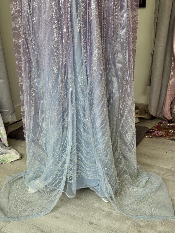 ROBE KURDE FISTAN HEVI DEGRADÉ VIOLET BLEU.jpg5 Robe Kurde Dégradé HEVÎ – Fistan Élégant Bleu & Violet avec Paillettes