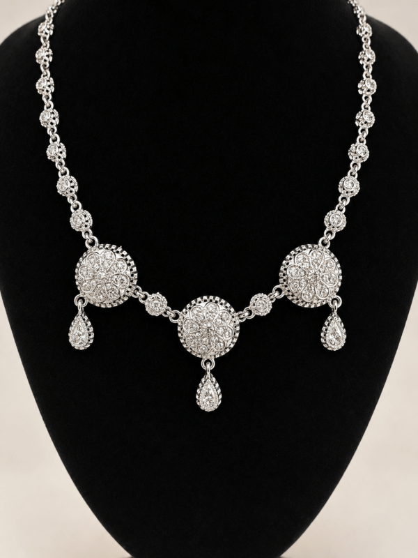 Collier Kurde Argenté Filigrane – Bijou Traditionnel du Kurdistan Collier Kurde Argenté Filigrane – Bijou Traditionnel du Kurdistan