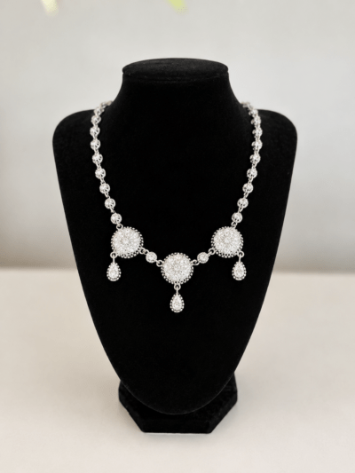 Collier Kurde Argenté Filigrane – Bijou Traditionnel du Kurdistan Collier Kurde Argenté Filigrane – Bijou Traditionnel du Kurdistan