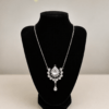 Collier Kurde Argenté Cristal – Bijou Élégant pour Mariage et Henné