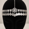 Bijou de Tête Kurde Argenté à Pièces – Coiffe Traditionnelle du Kurdistan