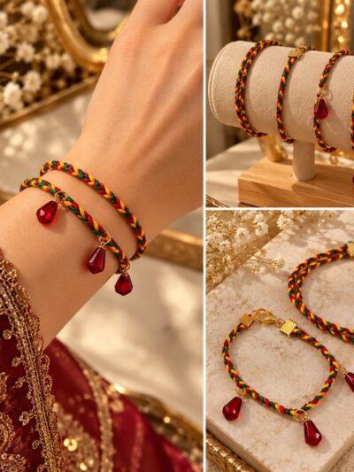 Bracelet Kurde Rouge Jaune Vert – Bijou Kurdistan