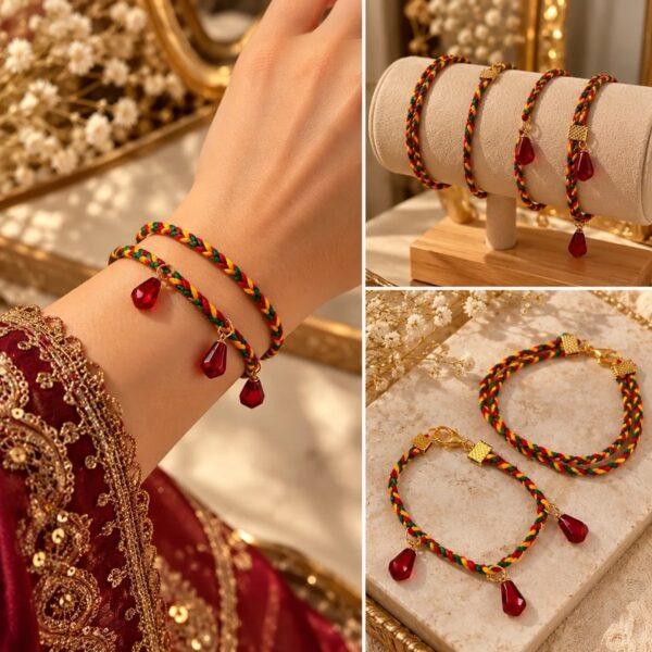 img_4637-2 Bracelet Kurde Rouge Jaune Vert – Bijou Kurdistan